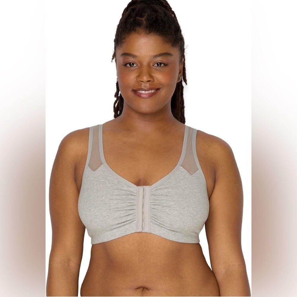 Fruit of the Loom Women's Front Close Bra with Mesh Straps 36 (305)